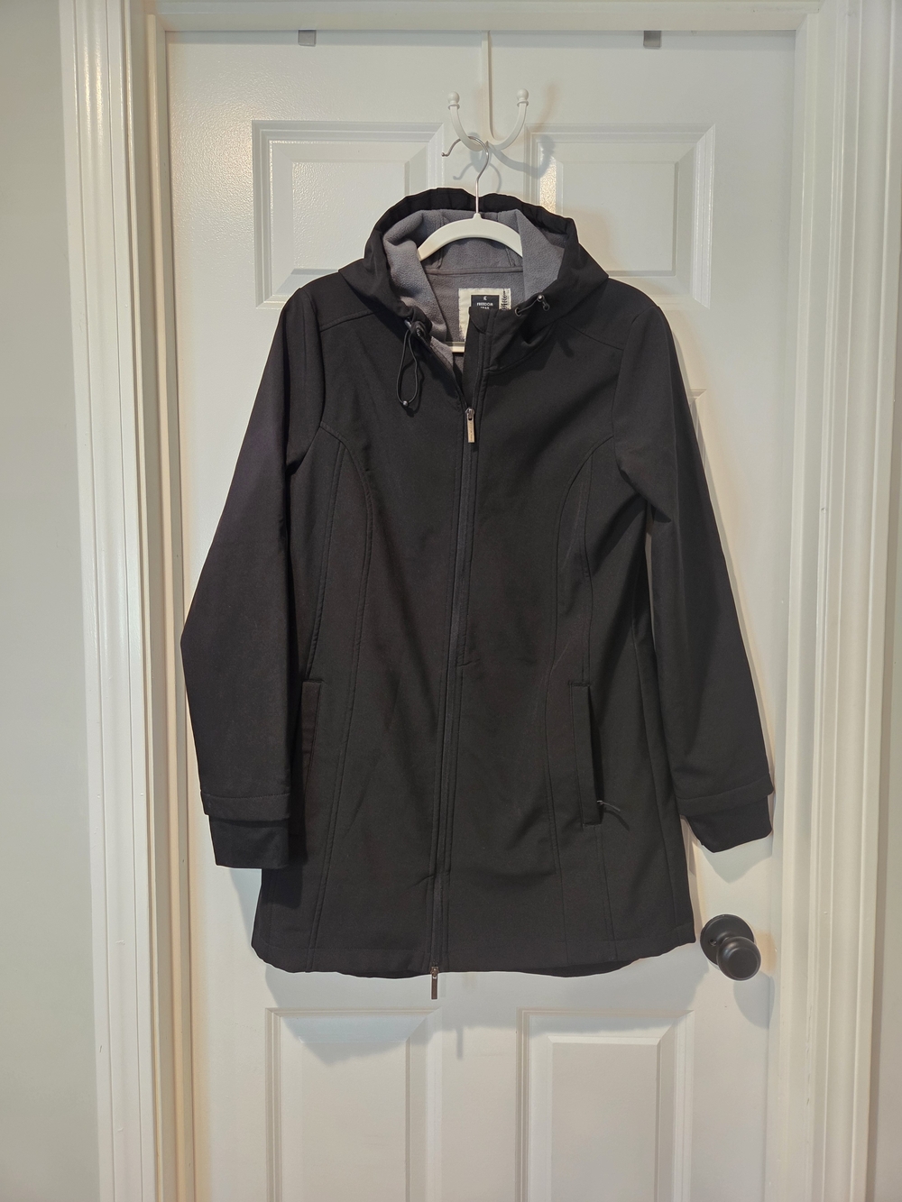 Kyodan Black Hooded Trench Coat